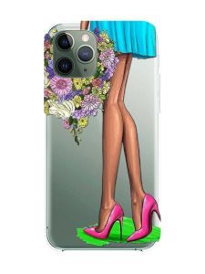 Прозорий чохол на iPhone 12 / 12 Pro :: Квітковий настрій (принт 226)