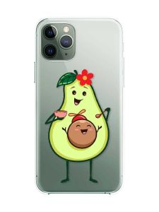 Прозорий чохол на iPhone 12 / 12 Pro :: Малюк Авокадо (принт 309)