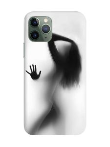 Чохол на iPhone 12 / 12 Pro :: Силует дівчини (принт 66)