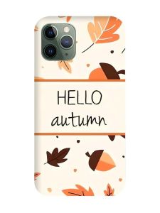 Чохол на iPhone 12 / 12 Pro :: Привіт, осінь (принт 109)