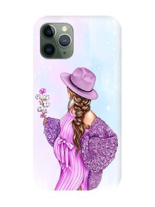 Чохол на iPhone 12 / 12 Pro :: В очікуванні дівчинки (принт 223)