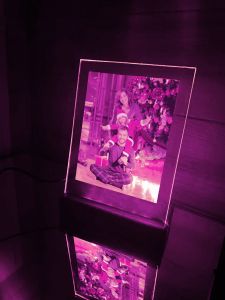 Новорічна фоторамка з підсвіткою