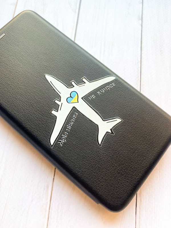 Чохол-книжка з малюнком для Samsung Galaxy А10 (2019) А105 Чорний :: Мрія ніколи не помирає (принт 1)