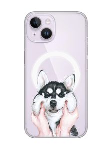 Магнітний чохол на iPhone 15 із підтримкою MagSafe :: Мордочка (принт 121)