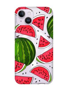 Магнітний чохол на iPhone 15 із підтримкою MagSafe :: Кавуни (принт 341)