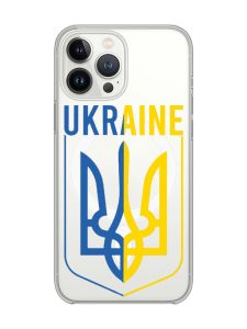 Магнітний чохол на iPhone 15 Pro із підтримкою MagSafe :: Тризуб (патріотичний принт 254)