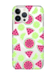 Магнітний чохол на iPhone 15 Pro Max із підтримкою MagSafe :: Кавуни и лайм (принт 345)