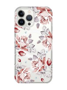 Магнітний чохол на iPhone 15 Pro Max із підтримкою MagSafe :: Фон Троянди (принт 273)