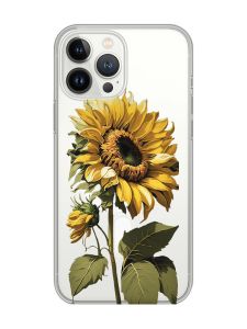 Магнітний чохол на iPhone 15 Pro Max із підтримкою MagSafe :: Соняшник (принт 274)