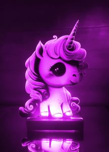 Нічник Єдиноріг з регулюванням світла через пульт ДУ