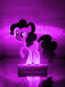 Нічник Поні Пінкі Пай з регулюванням світла через пульт ДУ