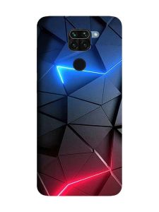 Матовий чохол з чорними боками на Xiaomi Redmi Note 9 :: Рельєфний фон (принт 36)