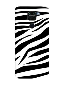 Матовий чохол з чорними боками на Xiaomi Redmi Note 9 :: Фон Зебра (принт 92)