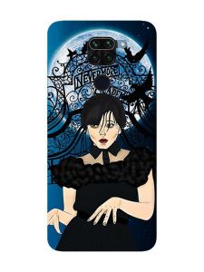 Матовий чохол з чорними боками на Xiaomi Redmi Note 9 :: Танець. Венздей (принт 212)