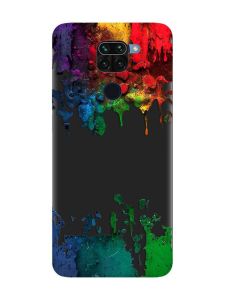 Матовий чорний чохол на Xiaomi Redmi Note 9 :: Фарби (принт 249)