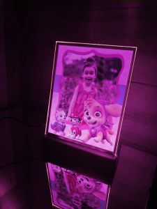 Дитячий нічник-фоторамка з дизайном Скай Щенячий патруль (принт 002)