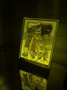 Акрилова фотографія у рамці Скай Щенячий патруль з блимаючою підсвіткою + пульт (принт 002)