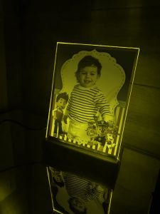 Акрилова фотографія у рамці Райдер Щенячий патруль з блимаючою підсвіткою + пульт (принт 004)