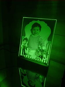 Новорічний нічничок Райдер Щенячий патруль з фотографією і блимаючою підсвіткою (принт 004)