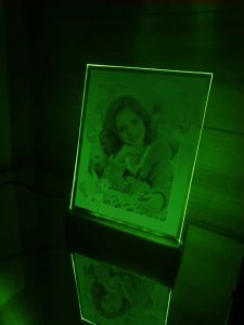 Новорічний нічничок Єдинорожки з фотографією і блимаючою підсвіткою (принт 006)