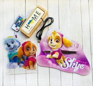 Подарунковий набір: нічник Еверест, Скай і дерев'яні пазли Скай