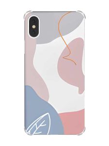 Чохол з потовщеними кутами на iPhone X/Xs :: Кольоровий фон (принт 61)