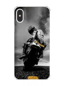 Чохол з потовщеними кутами на iPhone X/Xs :: Мото (принт 69)