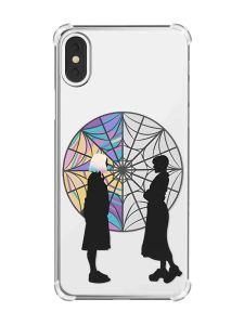 Чохол з потовщеними кутами на iPhone X/Xs :: Силуети. Венздей (принт 210)