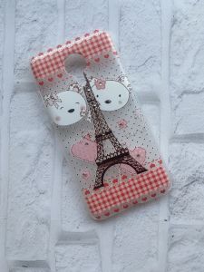 Силіконовий чохол із малюнком і стразами для Meizu MX 5 Вежа