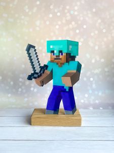 Дитячий нічник Стів із Майнкрафт Minecraft