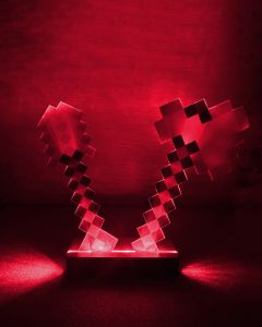 Нічник-іграшка "Майнкрафт. Інструменти" з дистанційним пультом керування