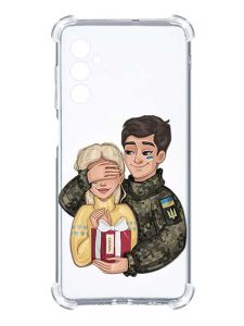 Чохол з потовщеними кутами на Samsung Galaxy A14 5G :: Подарунок Перемога (принт 178)