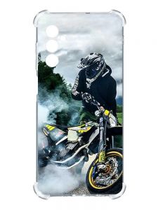 Чохол з потовщеними кутами на Samsung Galaxy A14 5G :: Мото Драйв (принт 68)