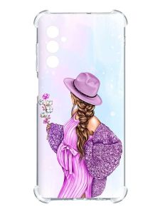 Чохол з потовщеними кутами на Samsung Galaxy A14 5G :: В очікуванні дівчинки (принт 223)