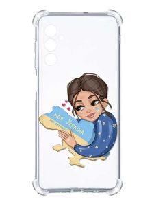 Чохол з потовщеними кутами на Samsung Galaxy A14 5G :: Моя Україна (принт 2)