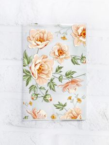 Обкладинка на паспорт книжечку :: Квіти пастельні (принт 277)