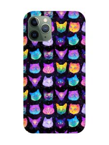 Чохол на iPhone 12 / 12 Pro :: Котики Фон (принт 362)