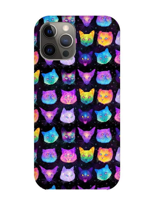 Чохол на iPhone 12 Pro Max :: Котики Фон (принт 362)