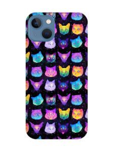 Чохол на iPhone 13 :: Котики Фон (принт 362)