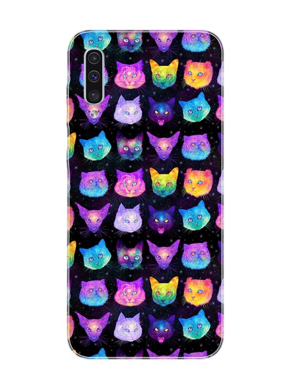 Чохол на Samsung Galaxy A50 (2019) A505/A30s :: Котики Фон (принт 362)