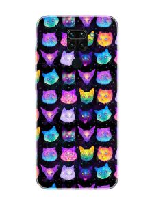 Чохол на Xiaomi Redmi Note 9 :: Котики Фон (принт 362)