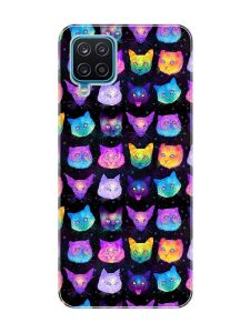 Чохол на Samsung Galaxy A12 4G :: Котики Фон (принт 362)