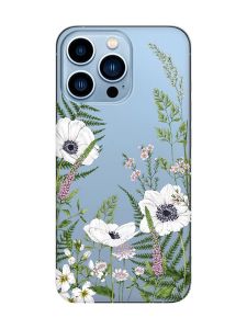 Прозорий чохол на Apple iPhone 13 Pro Max :: Квіти польові (принт 363)