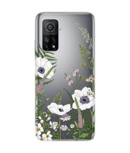 Прозорий чохол на Xiaomi Mi 10T/Mi 10T Pro :: Квіти польові (принт 363)