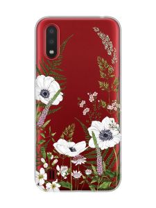 Прозорий чохол для Samsung Galaxy A01 :: Квіти польові (принт 363)