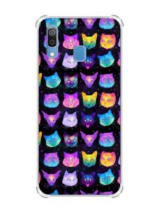 Чохол з потовщеними кутами на Samsung Galaxy A30 (2019) / A20 (2019) :: Котики Фон (принт 362)