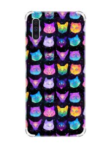 Чохол з потовщеними кутами на Samsung Galaxy A50 (2019) A505 :: Котики Фон (принт 362)
