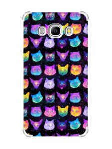 Чохол з потовщеними кутами на Samsung Galaxy J5(2016)/J510 :: Котики Фон (принт 362)