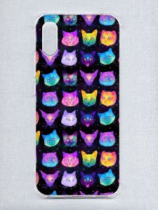 Чохол з потовщеними кутами на Xiaomi Redmi 9A :: Котики Фон (принт 362)