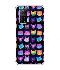 Чохол з потовщеними кутами на Xiaomi Mi 10T/Mi 10T Pro :: Котики Фон (принт 362)